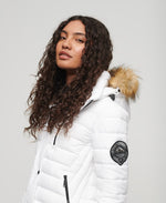 SUPERDRY FUJI HOODED MID LENGTH PUFFER