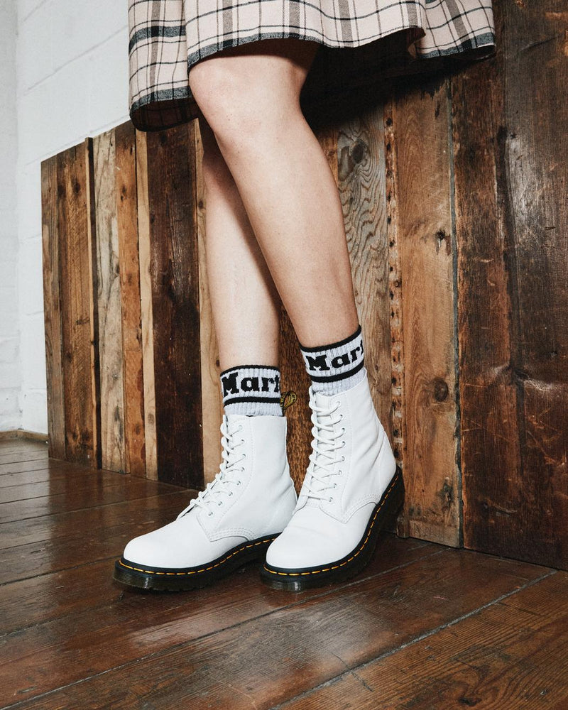 DR MARTENS 1460 PASCAL OPTICAL WHITE BOOT – Trumps Clothing