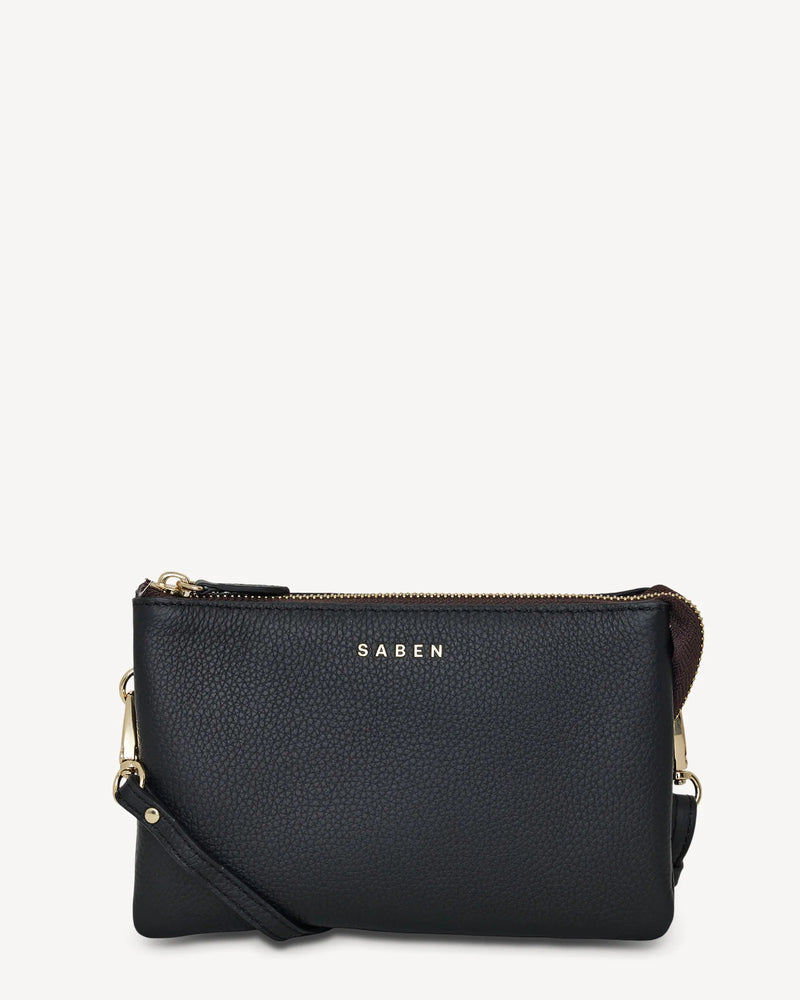 SABEN TILLY CROSSBODY WALLET-BLACK