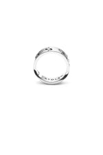 STOLEN S-LOGO IMPRINT BAND NARROW RING / N