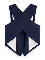 SCOTCH & SODA CROSS BACK TWILL WAISTCOAT