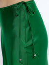 SCOTCH & SODA MIDI BIAS SKIRT-GREEN