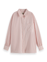SCOTCH & SODA STRIPED OVERSIZE SHIRT