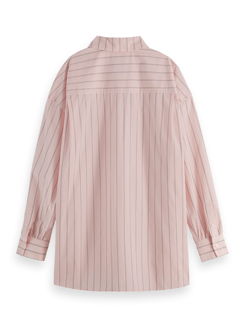 SCOTCH & SODA STRIPED OVERSIZE SHIRT