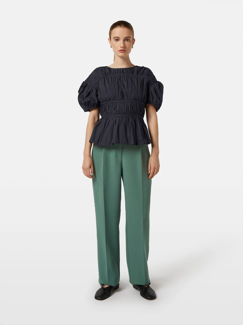 SCOTCH & SODA GATHERED COTTON TOP