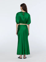 SCOTCH & SODA CROPPED TOP-GREEN