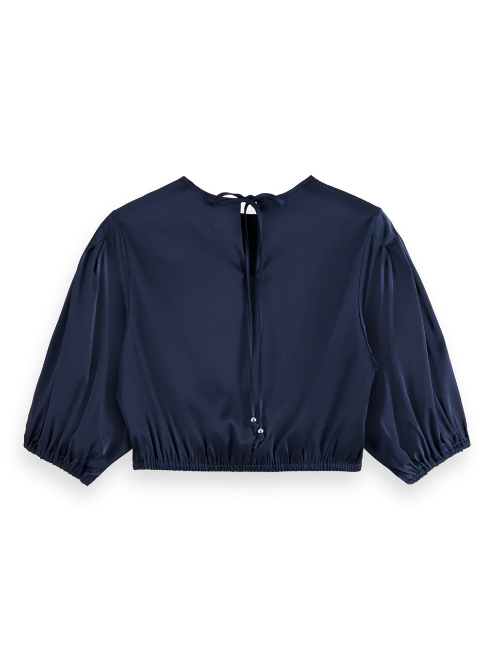 SCOTCH & SODA CROPPED TOP-NAVY