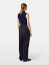 SCOTCH & SODA RIBBED KNITTED TANK-NAVY