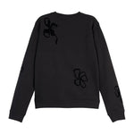 SCOTCH & SODA FLOCK PRINT SWEATSHIRT