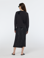 SCOTCH & SODA FLOCK PRINT SWEATSHIRT