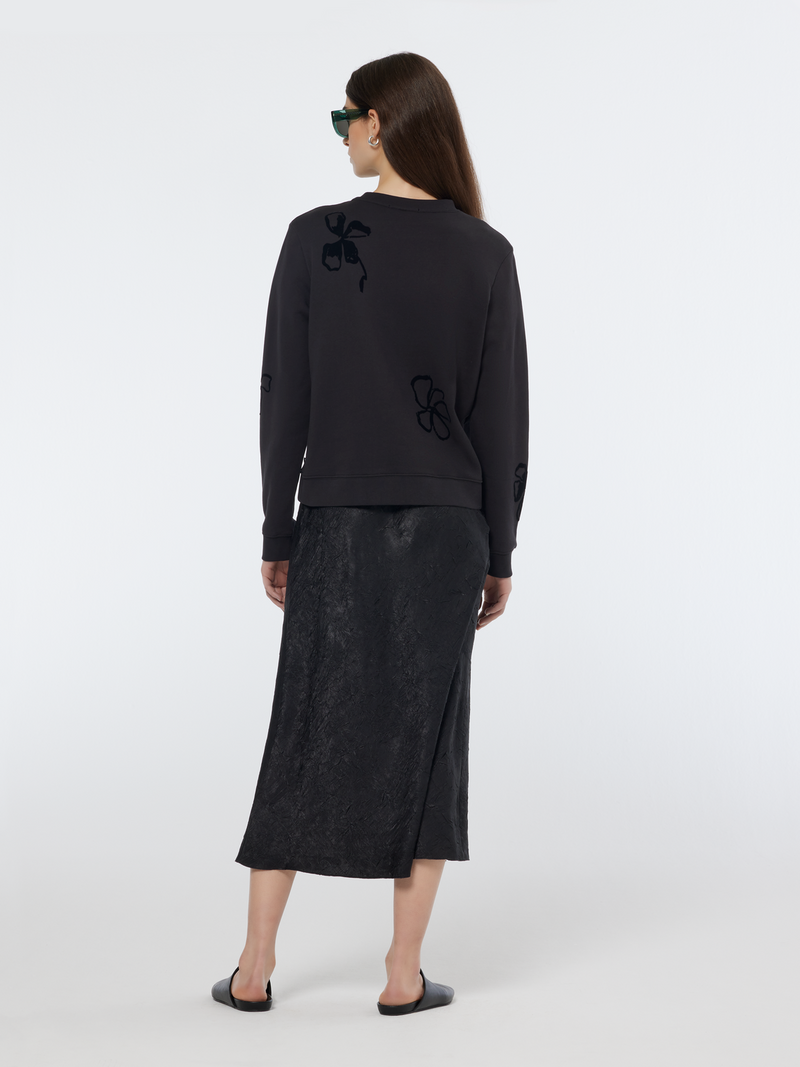 SCOTCH & SODA FLOCK PRINT SWEATSHIRT