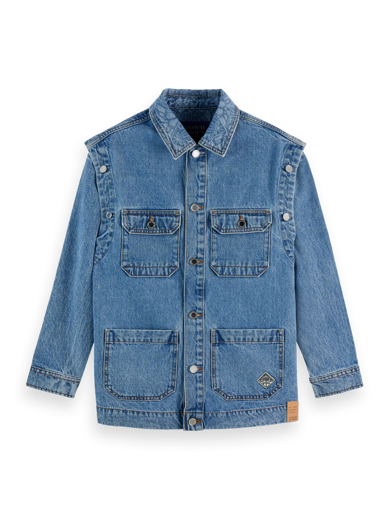 SCOTCH & SODA WASHED DENIM JACKET