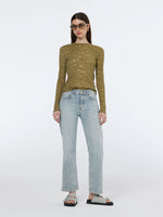 SCOTCH & SODA FLORAL LACE LS T-SHIRT