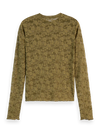 SCOTCH & SODA FLORAL LACE LS T-SHIRT