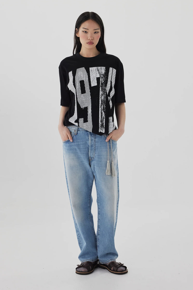 ZAMBESI 1979 TEE-BLACK/WHITE