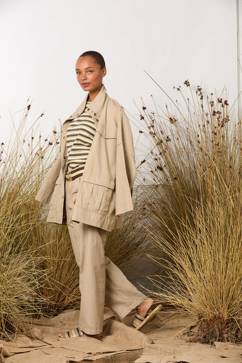 MAUD DAINTY CROFT TOP-SAFARI