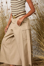 MAUD DAINTY INDIANA SKIRT-SAFARI