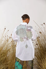 MAUD DAINTY CATS MEOW SHIRT-WHITE