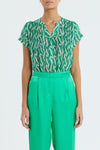 LOLLYS LAUNDRY HEATHER TOP-GREEN