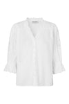 LOLLYS LAUNDRY CHARLIE LL SHIRT-WHITE