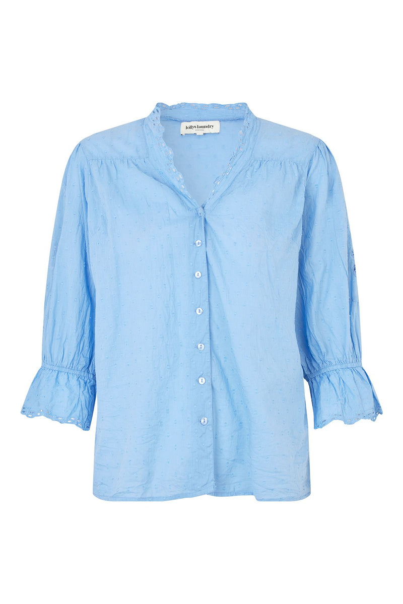 LOLLYS LAUNDRY CHARLIE LL SHIRT-BLUE