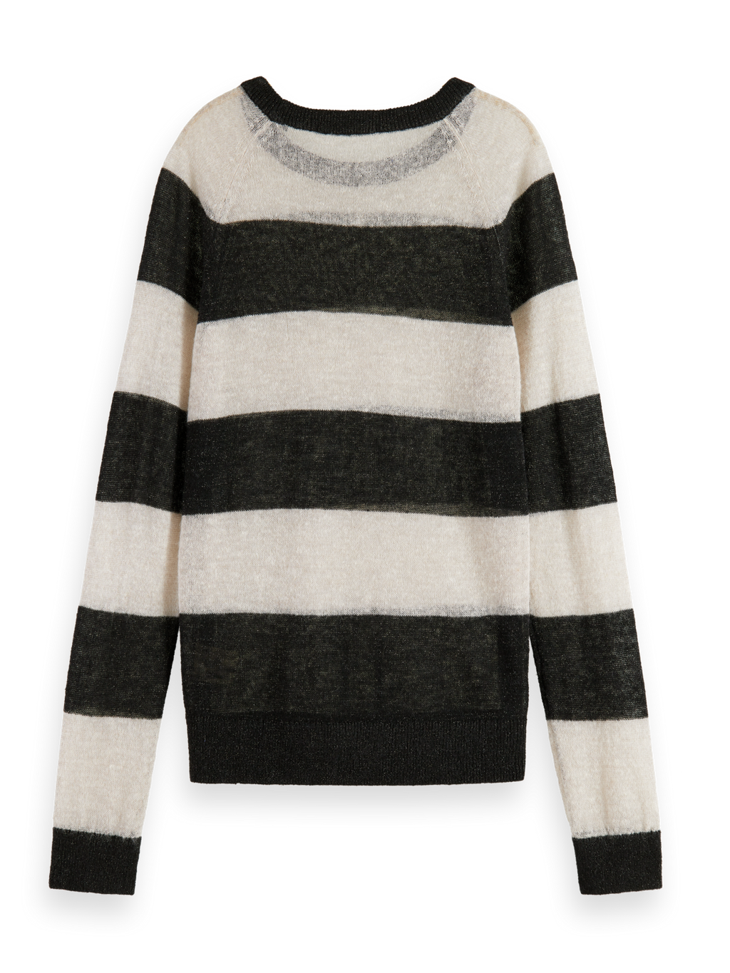 SCOTCH&SODA BLOCK STRIPE RAGLAN PULLOVER