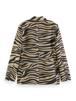 SCOTCH&SODA SINGLE BREASTED BLAZER-TIGER