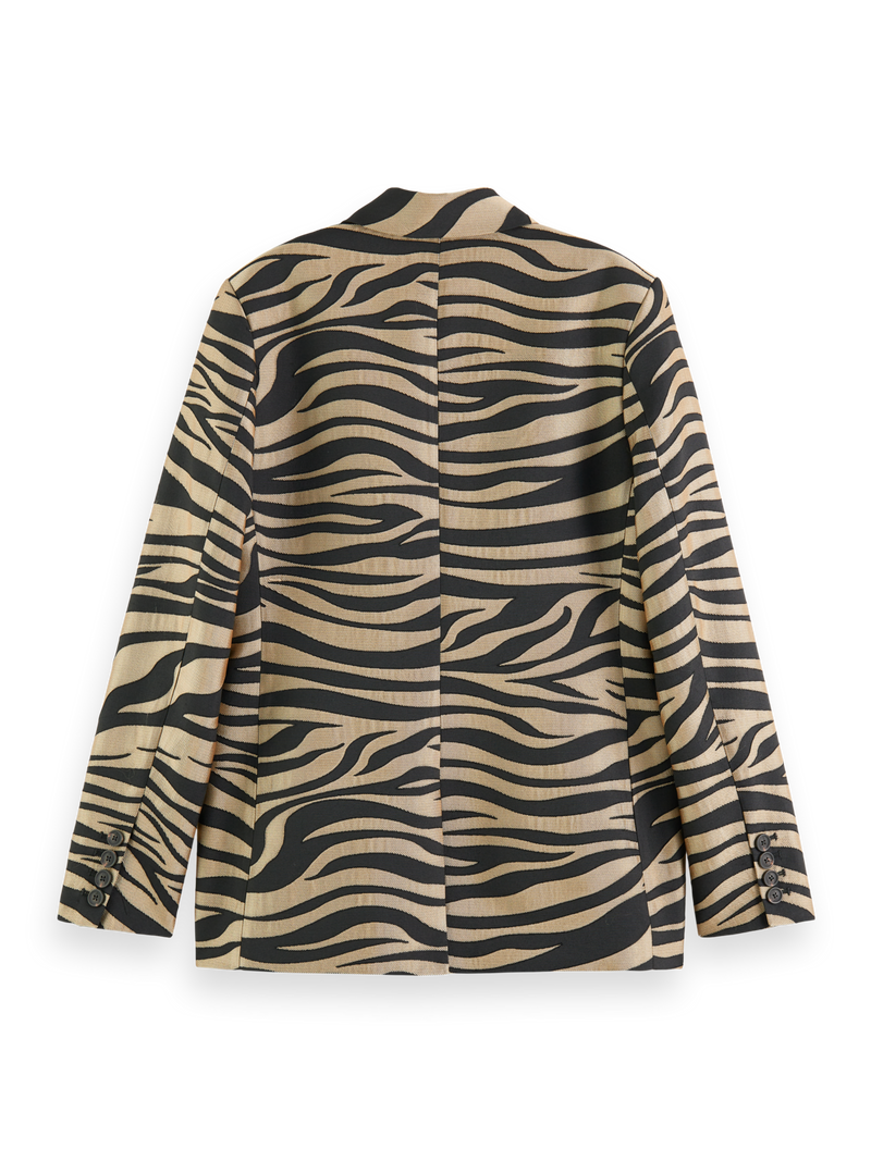 SCOTCH&SODA SINGLE BREASTED BLAZER-TIGER