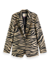 SCOTCH&SODA SINGLE BREASTED BLAZER-TIGER