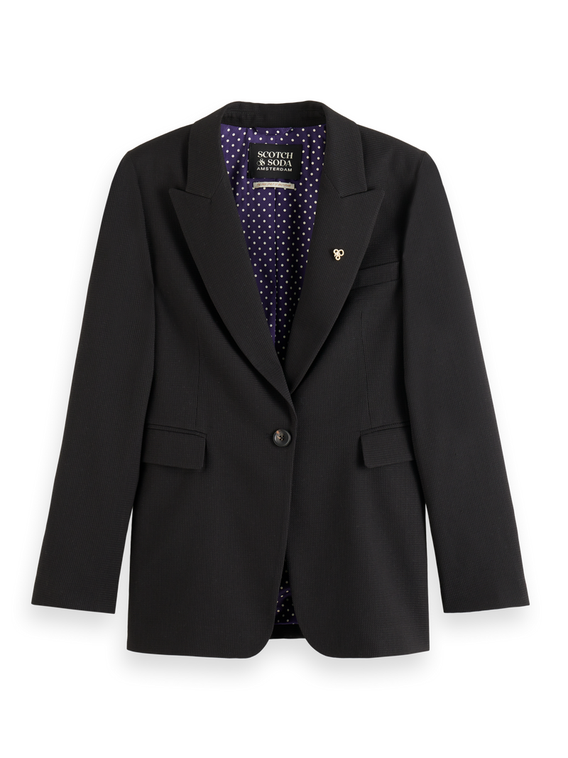 SCOTCH&SODA SINGLE BREASTED TAILORED BLAZER