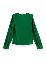 SCOTCH&SODA V NECK TOP-PINE TREE