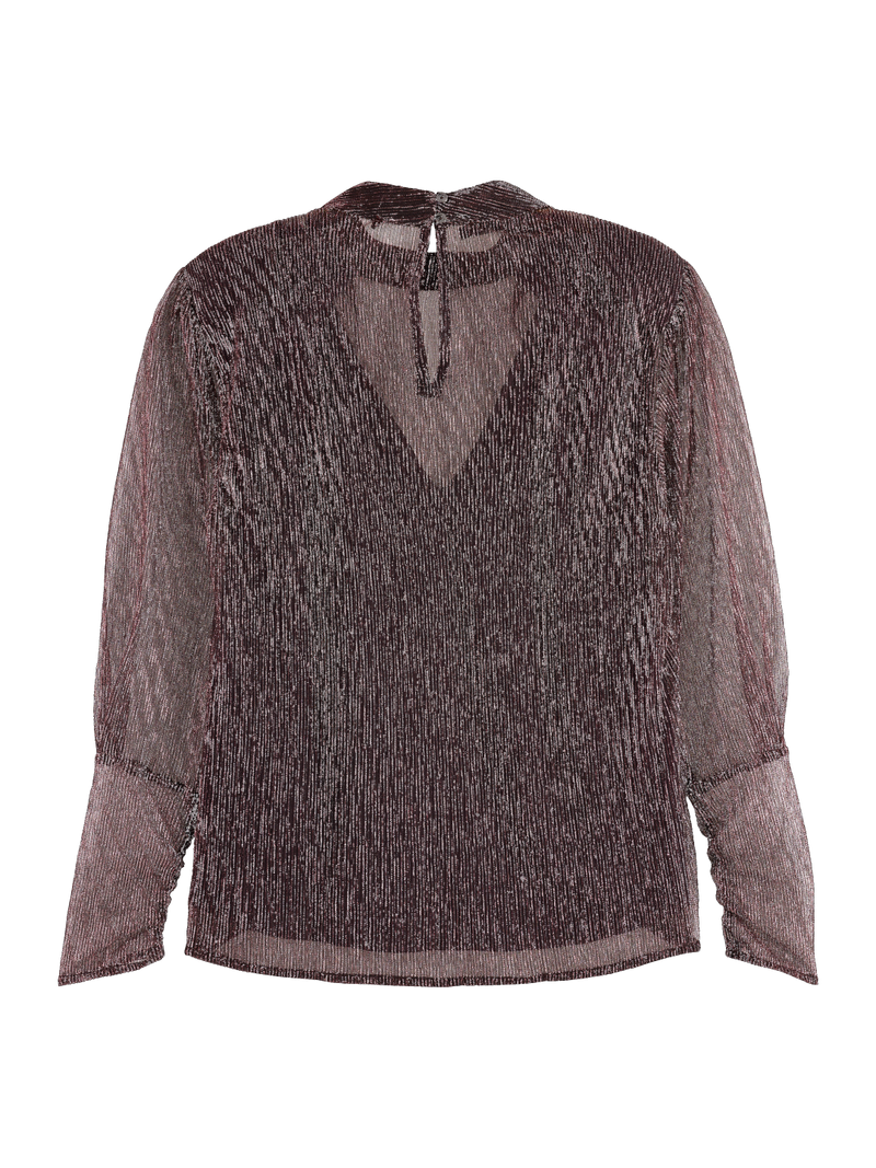 MAISON LUREX HIGH NECK TOP