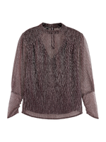 MAISON LUREX HIGH NECK TOP