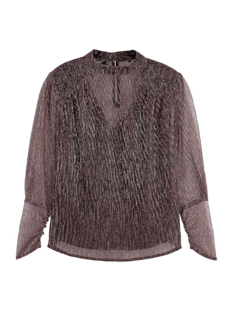 MAISON LUREX HIGH NECK TOP