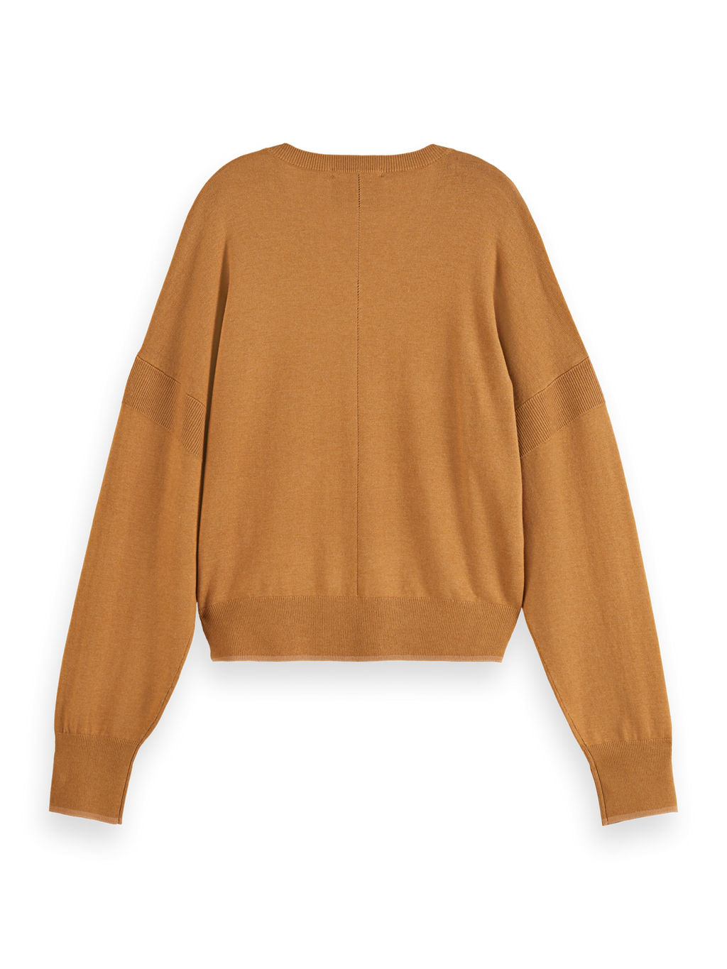 MAISON CORE V-NECK-TOBACCO