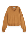 MAISON CORE V-NECK-TOBACCO