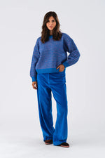 LOLLYS LAUNDRY TERRY KNIT JUMPER-BLUE