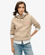 SUPERDRY ESSENTIAL LOGO HOODIE-COBBLESTONE GREY