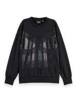 SCOTCH & SODA FOIL PRINT OVERSIZED TEE