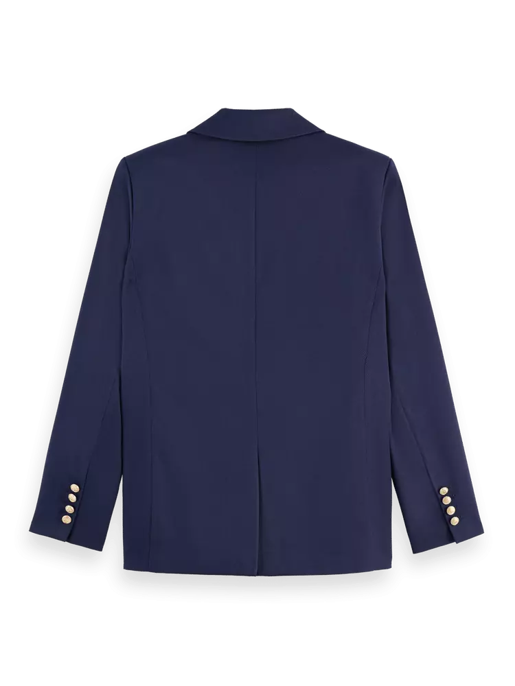 SCOTCH & SODA BOYFRIEND GABARDINE TWILL DRESS