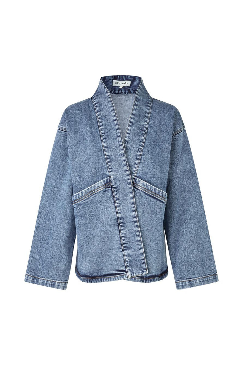 LOLLYS LAUNDRY RUMI JACKET LS-BLUE