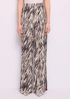 DENNY ROSE PRINTED SATIN PALAZZO TROUSER
