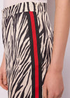 DENNY ROSE PRINTED SATIN PALAZZO TROUSER