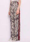 DENNY ROSE PRINTED SATIN PALAZZO TROUSER