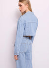 DENNY ROSE SHORT COTTON DENIM JACKET