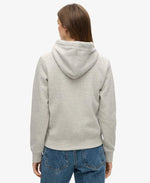 SUPERDRY ESSENTIAL LOGO HOODIE-VARSITY GREY GINDLE