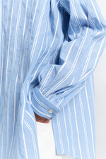 KAREN WALKER OVERSIZED WALKER SHIRT-BLUE
