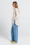KAREN WALKER OVERSIZED WALKER SHIRT-NATURAL