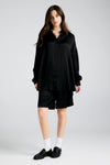 KAREN WALKER OVERSIZED WALKER SHIRT-BLACK