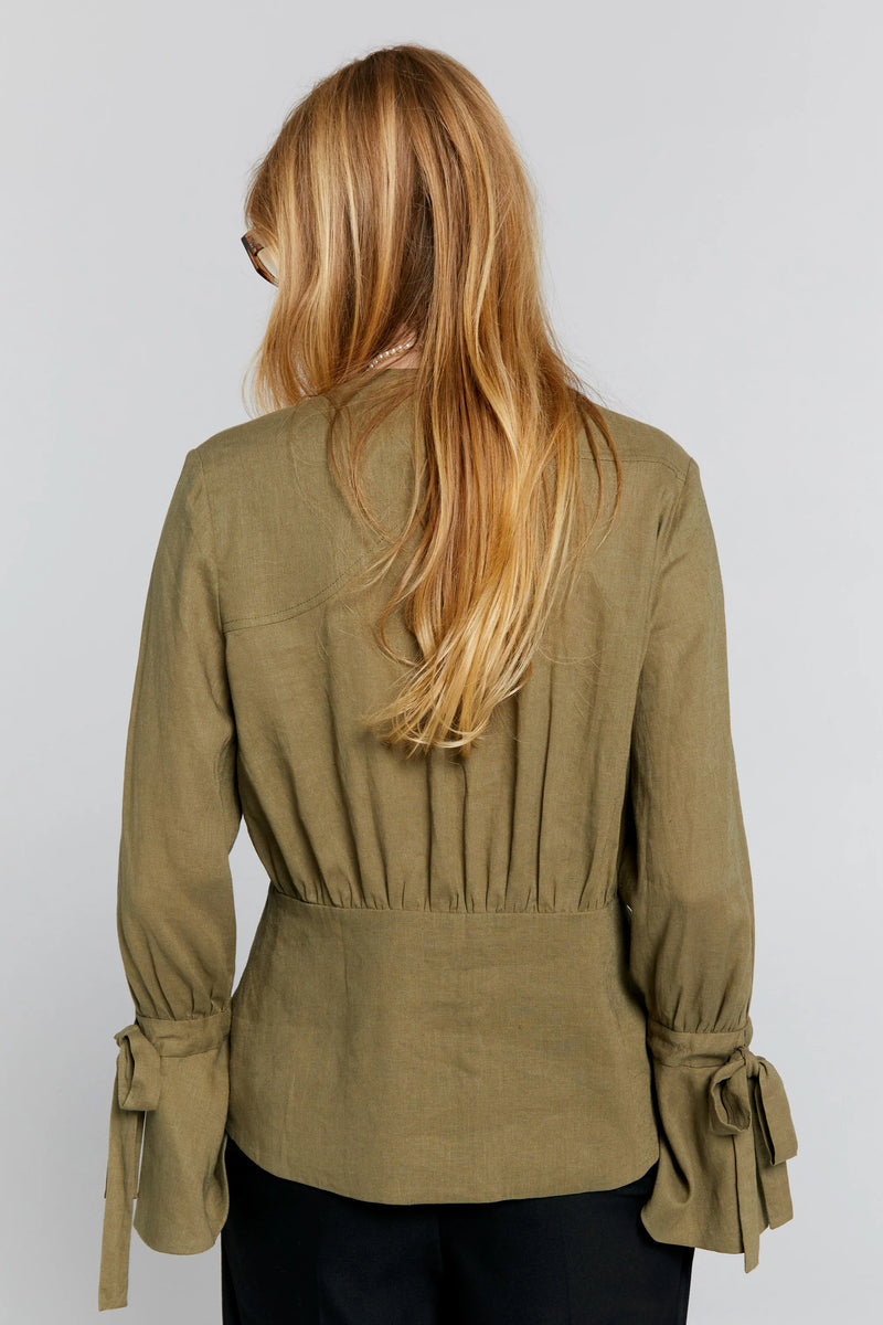 KAREN WALKER QUEST SHIRT-GREEN